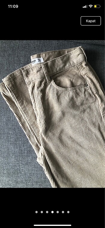 38 Beden camel Renk Pull & Bear Pantolon