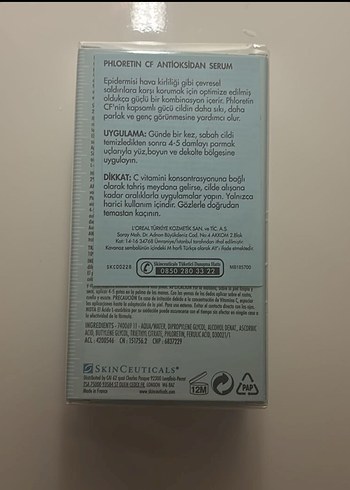 SkinCeuticals Phloretin CF Anti-Aging Serumu 30 ml - Görsel 3