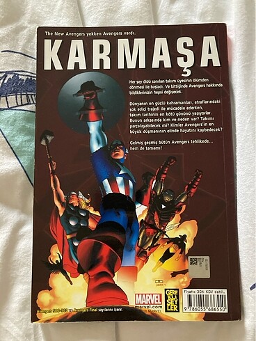  MARVEL AVENGERS DAĞILDI ÇİZGİ ROMANI