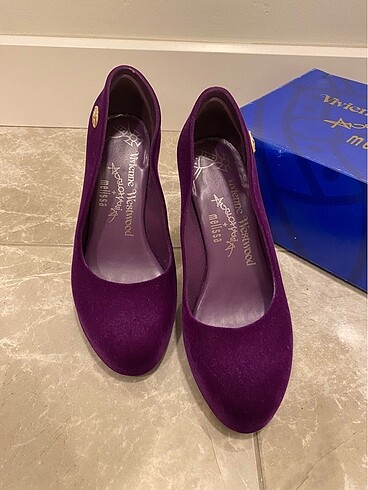 38 Beden Melissa kadife topuklu ayakkabı