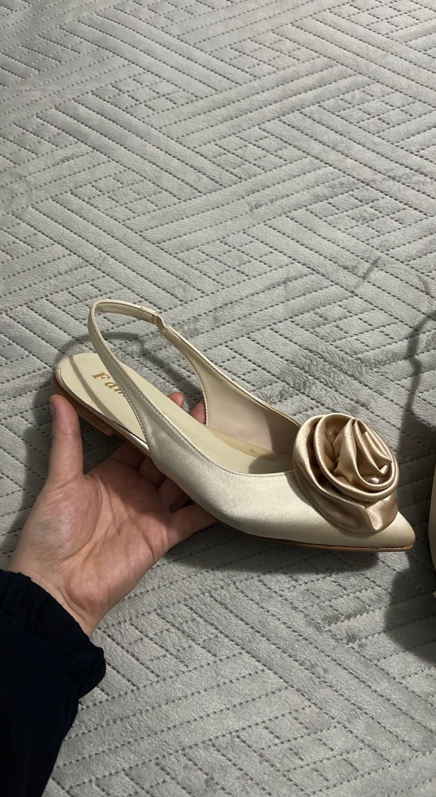 Bej Stiletto Kadın Abiye Ayakkabı - Görsel 2