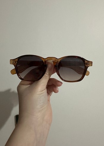 Erkek/ kadın unisex kahverengi Klasik Güneş Gözlüğü - Görsel 3