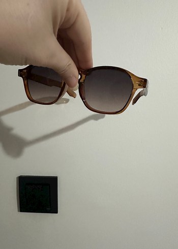 Erkek/ kadın unisex kahverengi Klasik Güneş Gözlüğü - Görsel 5