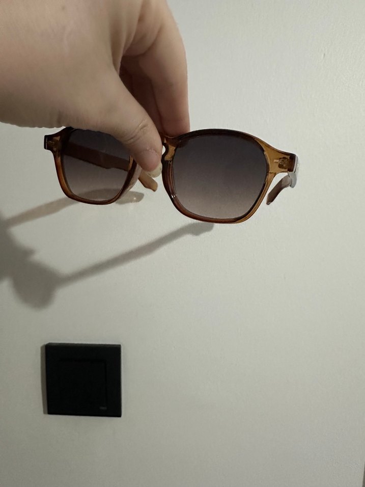 Erkek/ kadın unisex kahverengi Klasik Güneş Gözlüğü - Görsel 5