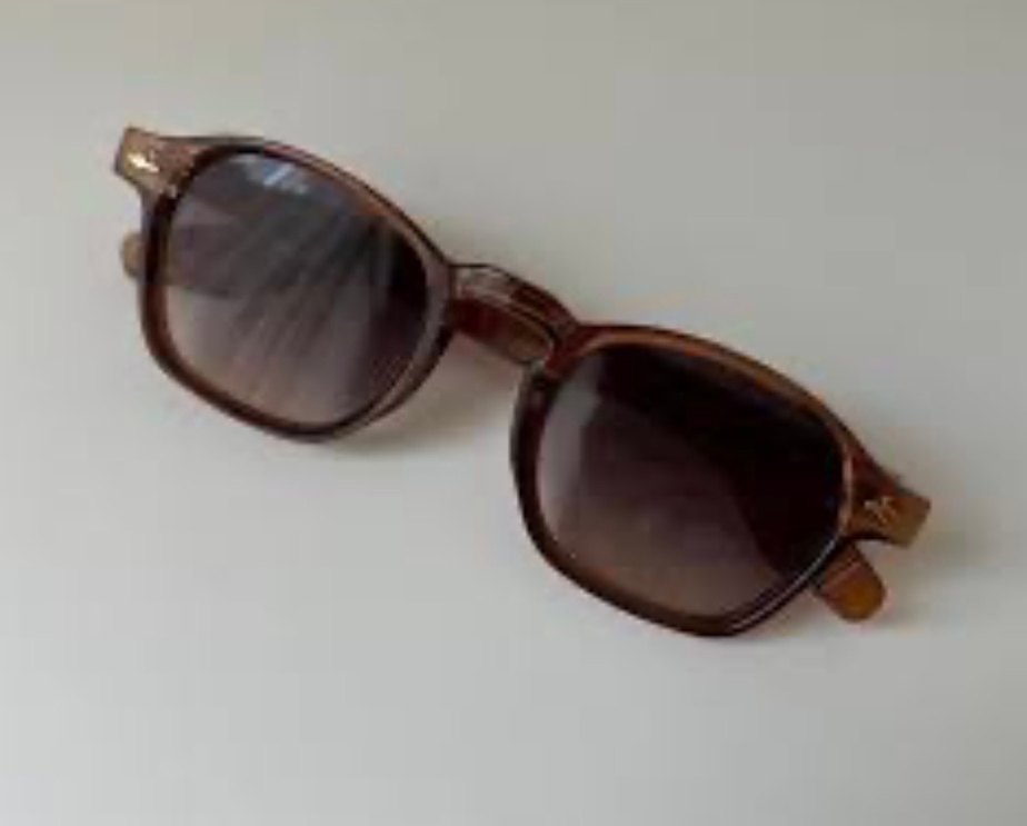 Erkek/ kadın unisex kahverengi Klasik Güneş Gözlüğü - Görsel 2