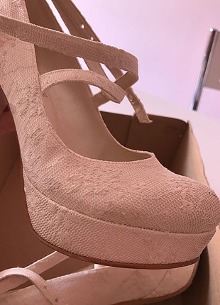 36 Beden beyaz Renk Gelinlik ayakkabısı