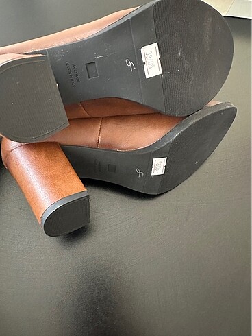 Sıfır kalın topuklu ayakkabı - Görsel 5