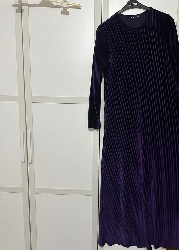 Kadife elbise - Görsel 2