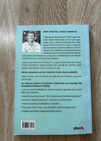 Ufak Şeyleri Dert Etmeyin - Dr. Richard Carlson