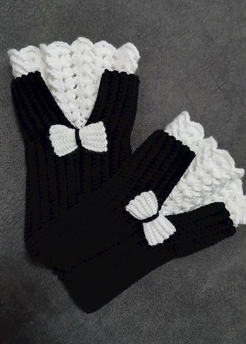 Vintage eldiven
Renkli Fiyonk Detaylı Örgü Kadın Eldiven - Görsel 4