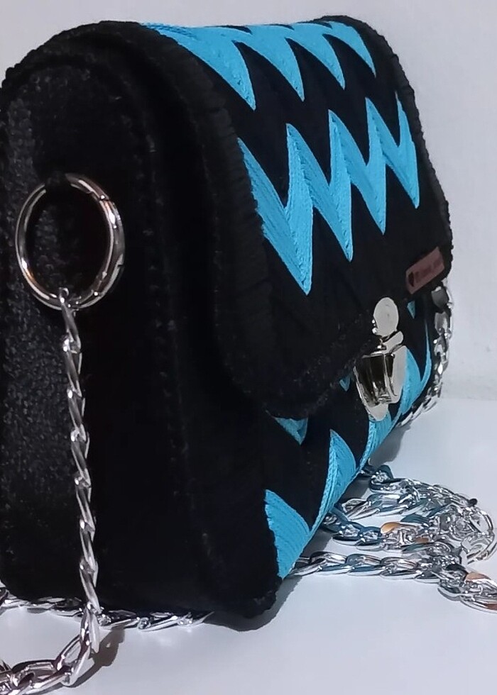 Makrome el emeği çanta - Görsel 3