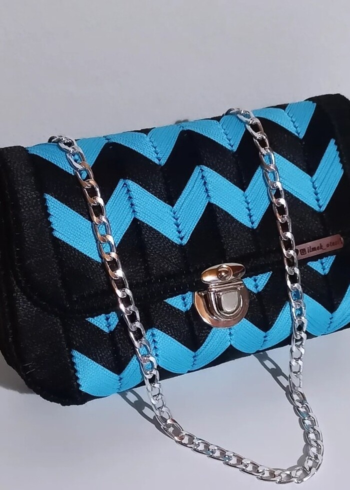 Makrome el emeği çanta - Görsel 4