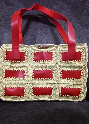 Omuz çantası. El örmesi - Görsel 3