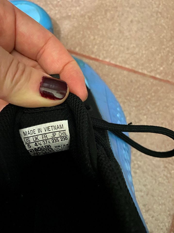 Mavi Siyah Bağcıklı Basketbol Ayakkabısı 37.5 no - Görsel 2