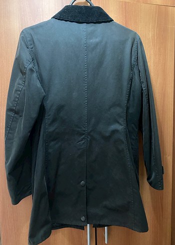 Barbour sıyah renk 10 beden yağlı ceket - Görsel 2