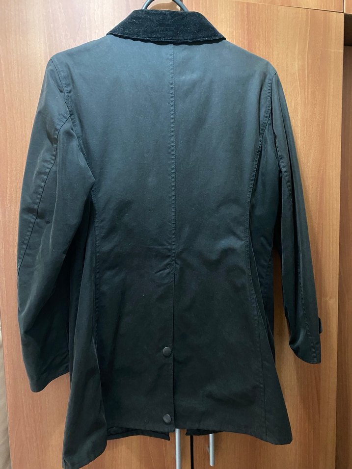 Barbour sıyah renk 10 beden yağlı ceket - Görsel 2
