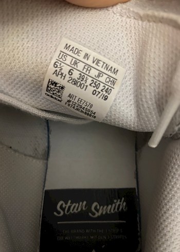 Adidas 39.5 no Beyaz Bağcıklı Kadın Spor Ayakkabı - Görsel 3