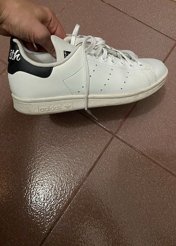 Adidas 39.5 no Beyaz Bağcıklı Kadın Spor Ayakkabı - Görsel 2