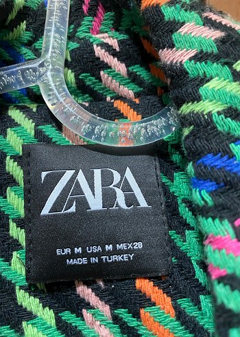 Renkli Düğmeli Midi Kadın Ceket m beden - Görsel 2