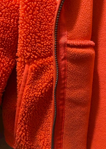 Oysho turuncu Fermuarlı Kadın Polar Ceket xs beden - Görsel 2