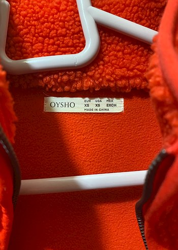Oysho turuncu Fermuarlı Kadın Polar Ceket xs beden - Görsel 3