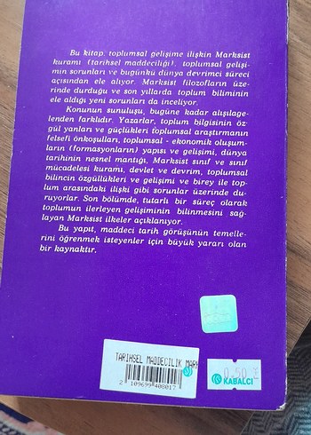 Tarihsel Maddecilik Marksist Toplum Kuramı Kitabı - Görsel 2
