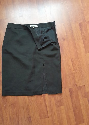 ipekyol Siyah Düz Midi Kalem Etek - Görsel 4