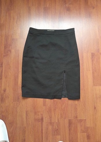 ipekyol Siyah Düz Midi Kalem Etek - Görsel 2