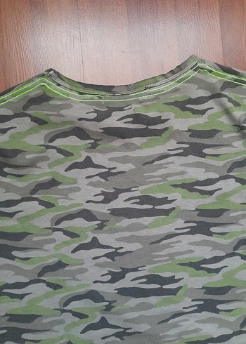 Kamuflaj Desenli Uzun Kollu Sweatshirt - Görsel 8