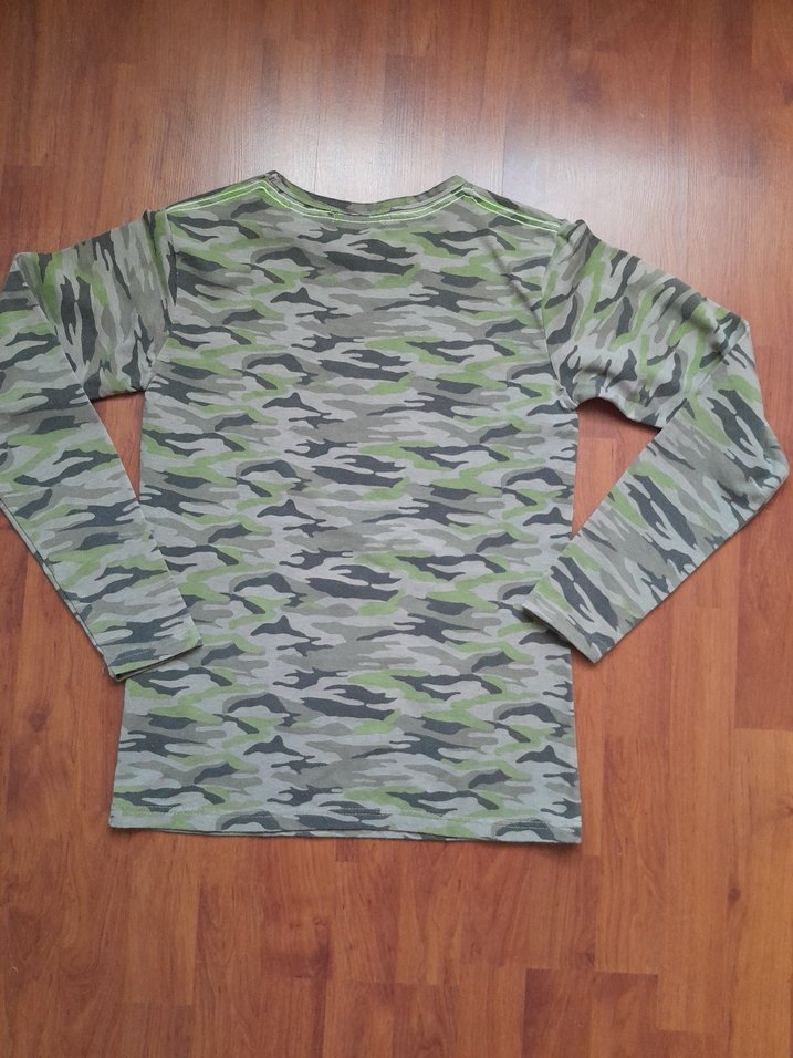 Kamuflaj Desenli Uzun Kollu Sweatshirt - Görsel 4