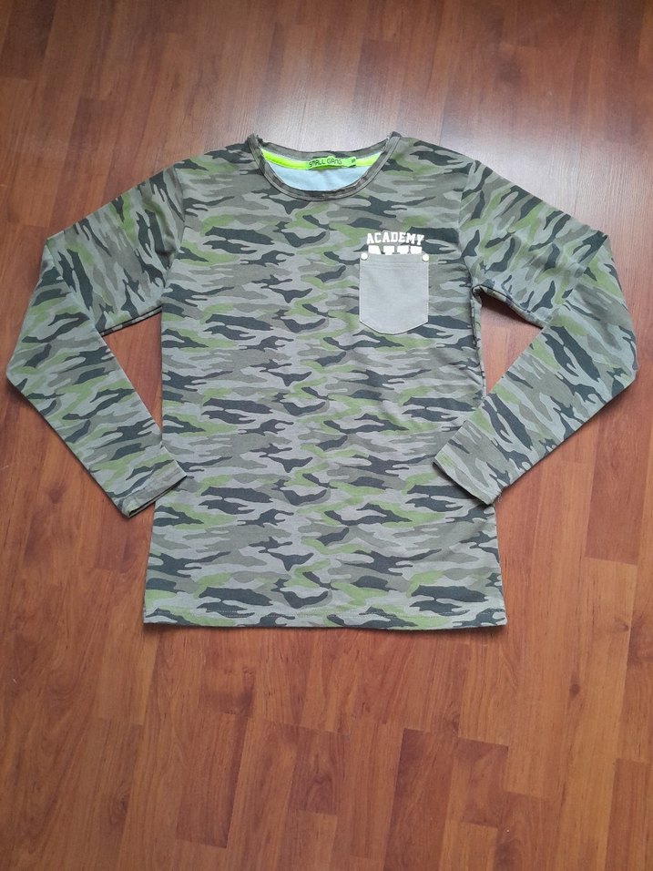 Kamuflaj Desenli Uzun Kollu Sweatshirt - Görsel 2