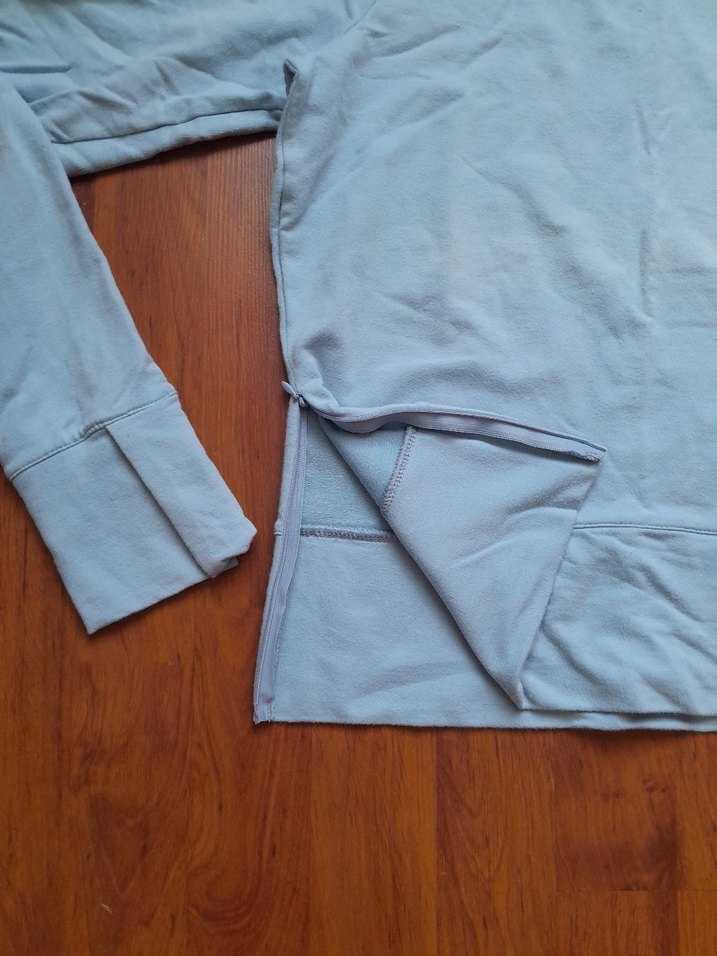 Reebok Mavi Kadın Sweatshirt - Uzun Kollu, Spor - Görsel 2