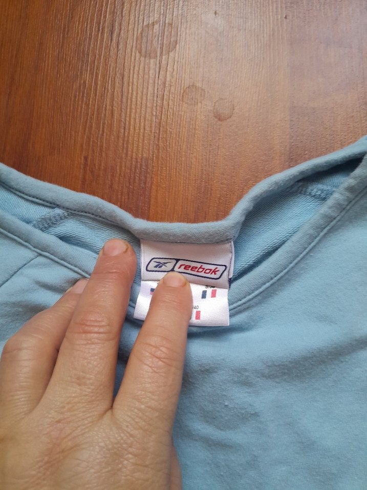 Reebok Mavi Kadın Sweatshirt - Uzun Kollu, Spor - Görsel 4