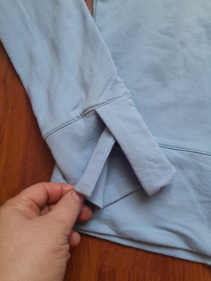 Reebok Mavi Kadın Sweatshirt - Uzun Kollu, Spor - Görsel 3