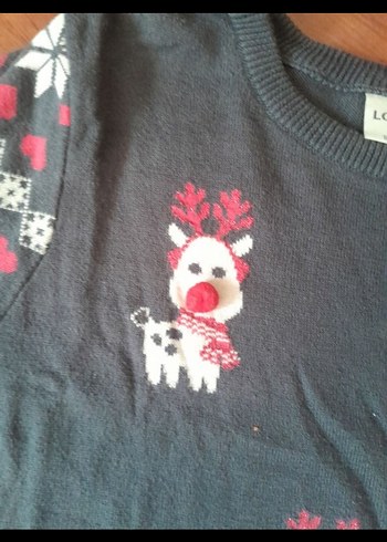 Gri Kız Çocuk Örme Uzun Kollu Elbise ile takim kulotlu corabi - Görsel 3