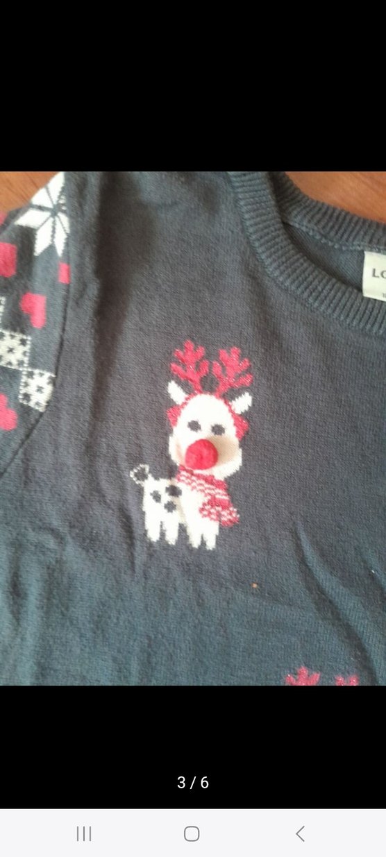 Gri Kız Çocuk Örme Uzun Kollu Elbise ile takim kulotlu corabi - Görsel 3