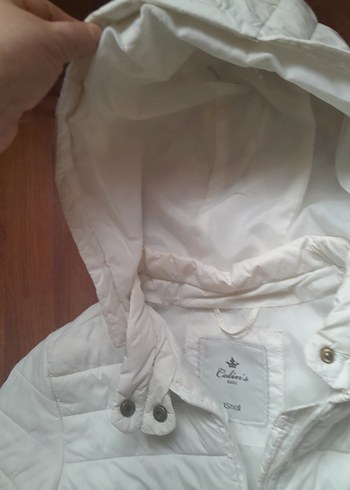 colin's marka  xs beden beyaz mont - Görsel 6