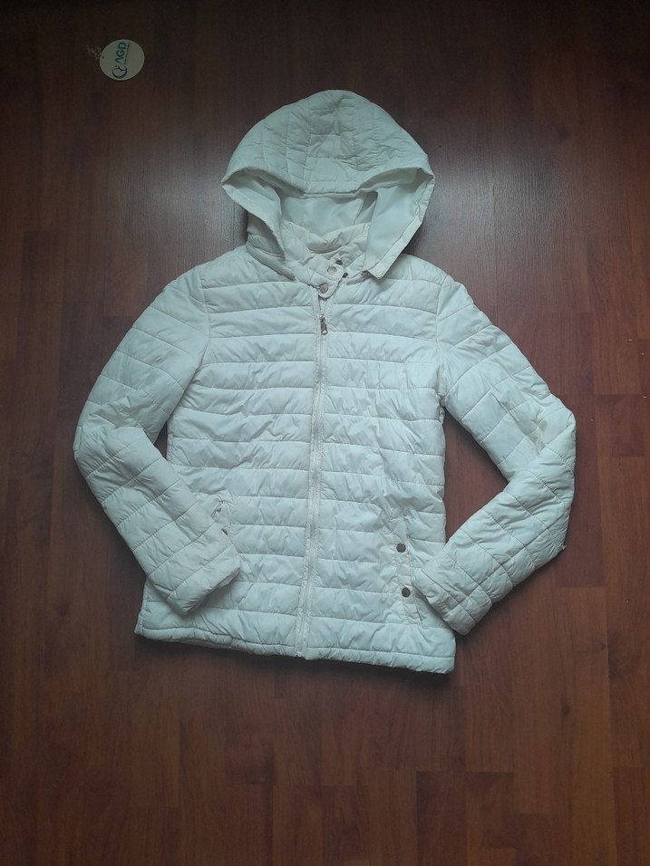 colin's marka  xs beden beyaz mont - Görsel 2