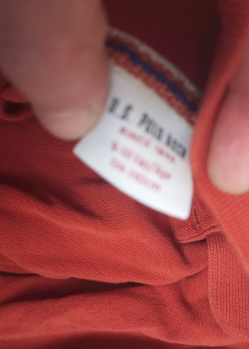 Erkek turuncuı Uzun Kollu Polo Tişört - Görsel 2