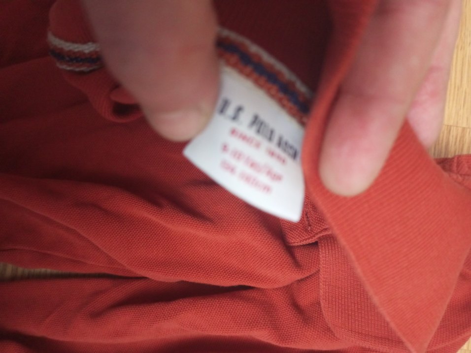 Erkek turuncuı Uzun Kollu Polo Tişört - Görsel 2