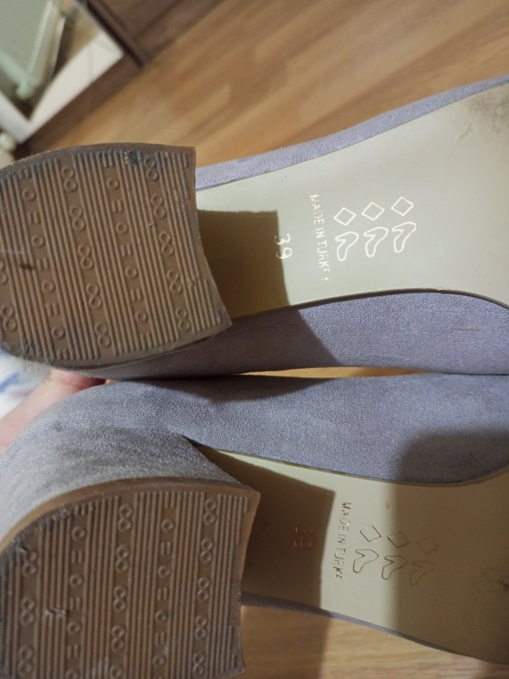 Bej Süet Kadın Stiletto Topuklu Ayakkabı - Görsel 3