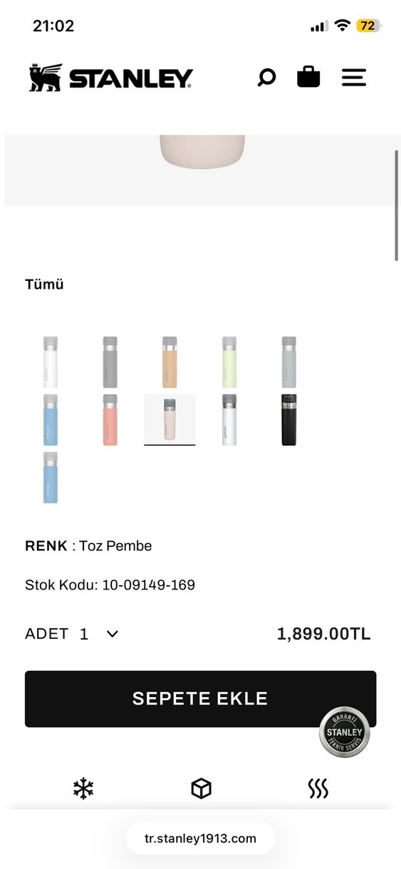 Stanley Toz Pembe Termos (Acil -Pazarlık var) - Görsel 2