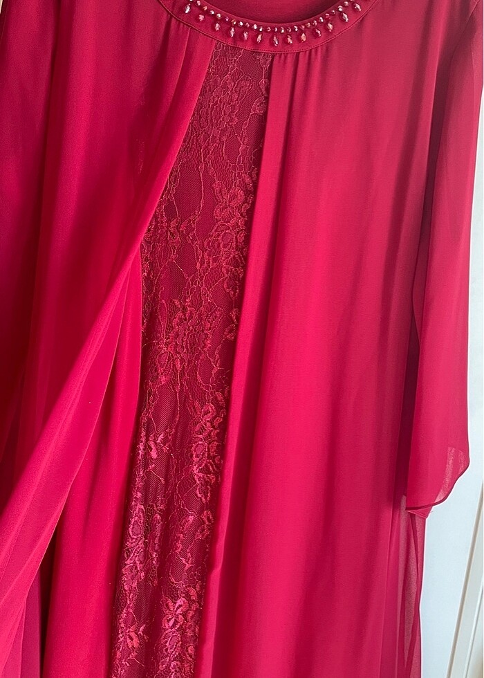 Büyük Beden Kadın Abiye - Görsel 4