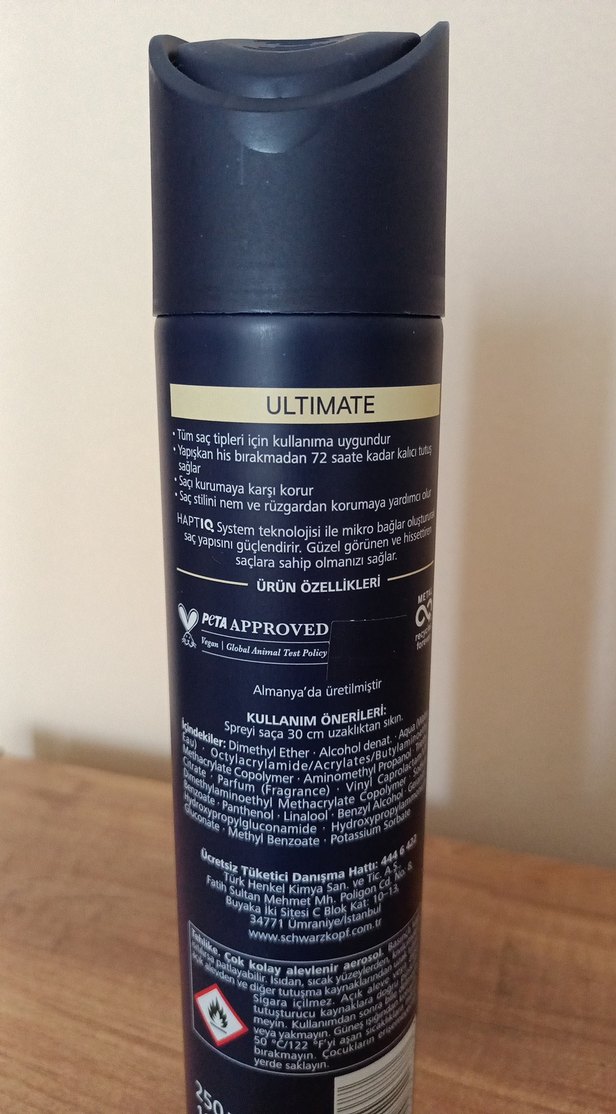 Schwarzkopf Taft Ultimate Saç Spreyi 5+ Sertlik - Görsel 3