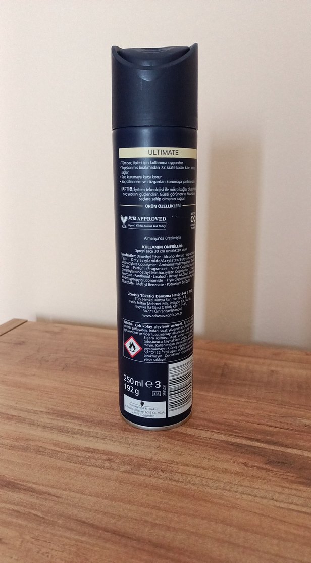 Schwarzkopf Taft Ultimate Saç Spreyi 5+ Sertlik - Görsel 2