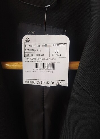 38 Beden Beli Kuşaklı Ceket
