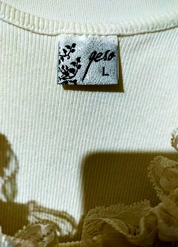 Krem rengi bluz - Görsel 2