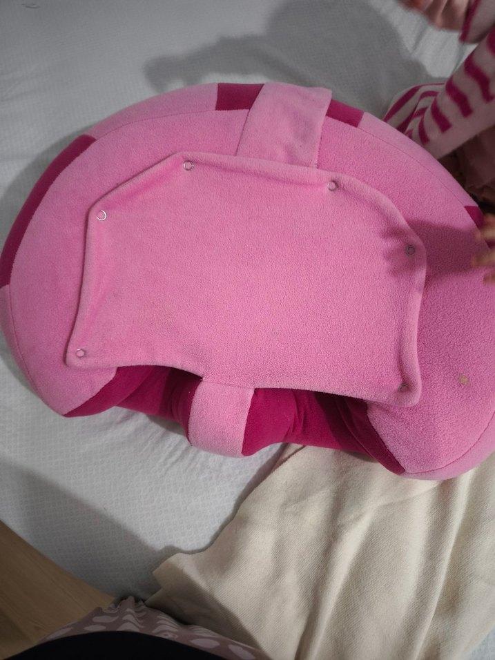 Pemb renk bebek oturma destek minderi - Görsel 3