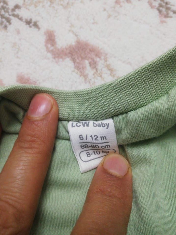 Fermuarlı Yeşil Kız Bebek Tulumu - Görsel 2