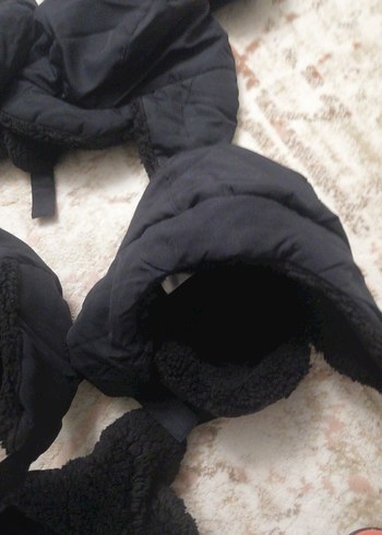 Erkek Çocuk Siyah Kürklü bere - Görsel 5